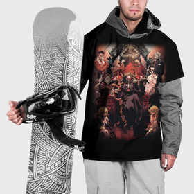 Накидка на куртку 3D с принтом Overlord 1 , 100% полиэстер |  | anime | king | manga | overlord | аинз оал гоун | альбедо | аниме | манга | оверлорд | повелитель