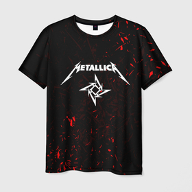 Мужская футболка 3D с принтом METALLICA , 100% полиэфир | прямой крой, круглый вырез горловины, длина до линии бедер | metallica | металлика