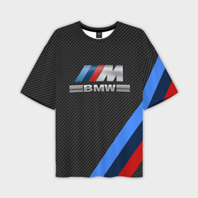 Мужская футболка oversize 3D с принтом BMW карбон в Кировске,  |  | bmw | абстракция | авто | автомобиль | лого | логотип | машина | скорость
