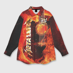 Мужская рубашка oversize 3D с принтом Metallica Металлика Металика ,  |  | album | black | concert | heavy | kirk | metal | metallica | music | rock | tolls | джеймс хэтфилд | кирк хэмметт | клифф бёртон | ларс ульрих | метал | металлика | трэш