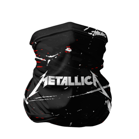 Бандана-труба 3D с принтом METALLICA в Новосибирске, 100% полиэстер, ткань с особыми свойствами — Activecool | плотность 150‒180 г/м2; хорошо тянется, но сохраняет форму | metallica | металлика