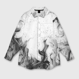 Мужская рубашка oversize 3D с принтом Чёрный огонь ,  |  | Тематика изображения на принте: bright | fire | flame | heat | light | wildfire | искры | огненный | огонь | пламя | пожар