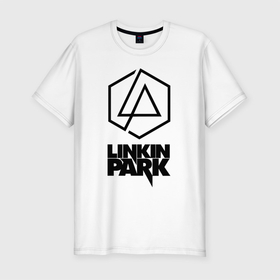 Мужская футболка премиум с принтом LINKIN PARK (настраиваемый) в Курске, 92% хлопок, 8% лайкра | приталенный силуэт, круглый вырез ворота, длина до линии бедра, короткий рукав | chester bennington | linkin park | mike shinoda | линкин парк