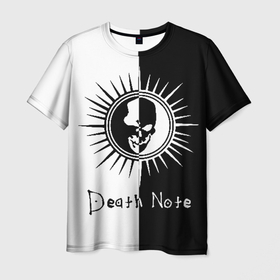 Мужская футболка 3D с принтом Death Note (17) в Белгороде, 100% полиэфир | прямой крой, круглый вырез горловины, длина до линии бедер | anime | death | death note | kira | l | manga | note | ryuk | yagami | yagami light | аниме | ел | кира | манга | рюк | ягами лайт