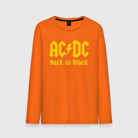 Мужской лонгслив хлопок с принтом AC/DC BACK IN BLACK в Санкт-Петербурге, 100% хлопок |  | Тематика изображения на принте: ac dc | acdc | ас дс | асдс