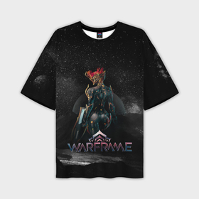 Мужская футболка oversize 3D с принтом Warframe  game logo в Курске,  |  | digital extremes | excalibur | nyx | saryn | space | warframe | варфрэйм | космос | шутер