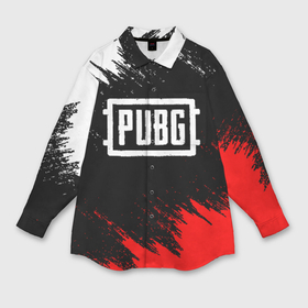 Мужская рубашка oversize 3D с принтом PUBG ,  |  | battle royal | playerunknowns battlegrounds | pubg | пабг | пубг