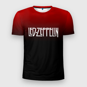 Мужская футболка 3D спортивная с принтом Led Zeppelin в Екатеринбурге, 100% полиэстер с улучшенными характеристиками | приталенный силуэт, круглая горловина, широкие плечи, сужается к линии бедра | led zeppelin | лед зеппелин