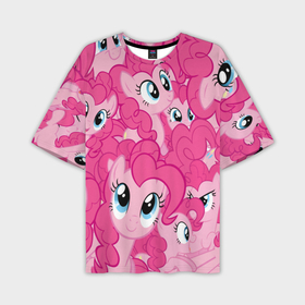 Мужская футболка oversize 3D с принтом Пони в Кировске,  |  | my little pony | pinkie pie | scootaloo | spike | sweaty balls | искорка | крошка бель | маленькие пони | мульфтфильм | пони | скутолу | эппл блум