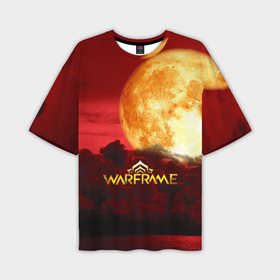 Мужская футболка oversize 3D с принтом Warframe  logo game в Петрозаводске,  |  | digital extremes | excalibur | nyx | saryn | space | warframe | варфрэйм | космос | шутер