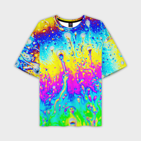 Мужская футболка oversize 3D с принтом Кислотный стиль ,  |  | Тематика изображения на принте: abstract | abstraction | color | geometry | paitnt | psy | абстракция | геометрия | краски | неоновые | психоделика