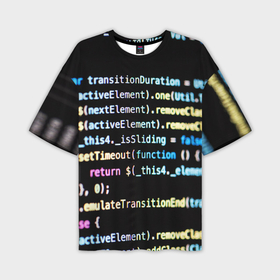 Мужская футболка oversize 3D с принтом Программист ,  |  | hugo weaving | pc | the matrix | код | компьютеры | матрица | матрица 4 | программист | программный код | цифры
