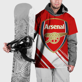 Накидка на куртку 3D с принтом Arsenal в Тюмени, 100% полиэстер |  | arsenal | arsenal fc | the gunners | английский клуб | арсенал | лондон | лондонский арсенал | премьер лига | футбол | футболист | футбольный клуб