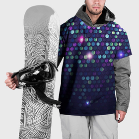Накидка на куртку 3D с принтом Блестки диско в Санкт-Петербурге, 100% полиэстер |  | Тематика изображения на принте: 