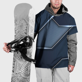 Накидка на куртку 3D с принтом Металлическая блестящая основа в Курске, 100% полиэстер |  | Тематика изображения на принте: 