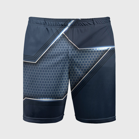 Мужские шорты спортивные с принтом Металлическая блестящая основа в Курске,  |  | Тематика изображения на принте: 