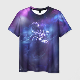 Мужская футболка 3D с принтом Скорпион в Кировске, 100% полиэфир | прямой крой, круглый вырез горловины, длина до линии бедер | вселенная | гороскоп | знаки зодиака | зодиак | космос | медитация | планеты
