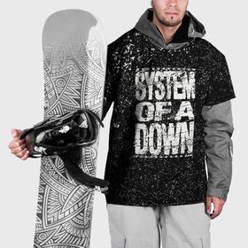 Накидка на куртку 3D с принтом System of a Down в Санкт-Петербурге, 100% полиэстер |  | soad | soil | system of a down | группа | дав | дарон малакян | джон долмаян | метал | оф | рок | серж танкян | систем | соад | сод | соэд | шаво одаджян | э доун