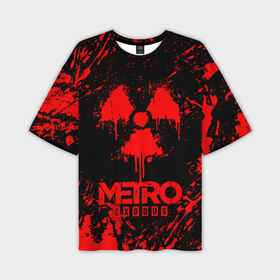 Мужская футболка oversize 3D с принтом Metro Exodus ,  |  | exodus | horror | metro 2033 | metro exodus | sparta | survival | артём | игры | исход | метро | метро 2035 | спарта | спартанцы