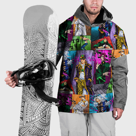 Накидка на куртку 3D с принтом Паттерн ДжоДжо Кира спидвагон в Санкт-Петербурге, 100% полиэстер |  | Тематика изображения на принте: anime | jojo | jojo bizarre adventure | jojo’s bizarre adventure | аниме | джоджо | манга | невероятные приключения джоджо