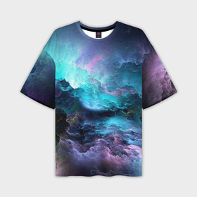 Мужская футболка oversize 3D с принтом Фрактальный космос ,  |  | colors | galaxy | paints | space | star
nebula | texture | абстракция | брызги | вселенная | галактика | звезда | звезды | космический | краски | планеты | текстуры
