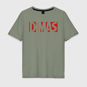 Мужская футболка хлопок Oversize с принтом Dimas , 100% хлопок | свободный крой, круглый ворот, “спинка” длиннее передней части | dima | dimas | dimon | дима | димас | димка | димон | дмитрий