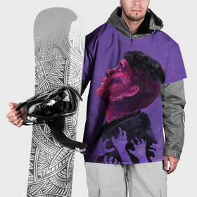 Накидка на куртку 3D с принтом Peaky Blinders Томас Шелби в Тюмени, 100% полиэстер |  | Тематика изображения на принте: blinders | peaky | shelby | thomas | козырьки | острые | сериалы | томас | шелби