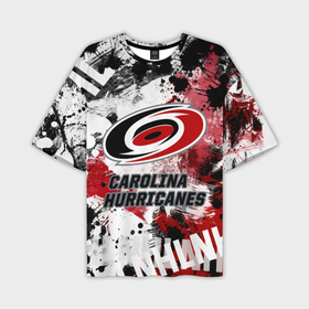 Мужская футболка oversize 3D с принтом Каролина Харрикейнз ,  |  | carolina | carolina hurricanes | hockey | hurricanes | nhl | каролина | каролина харрикейнз | нхл | спорт | харрикейнз | хоккей | шайба