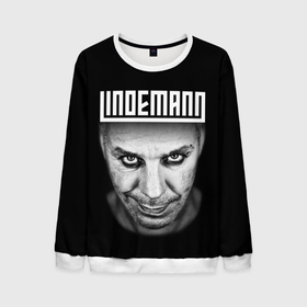 Мужской свитшот 3D с принтом Lindemann в Кировске, 100% полиэстер с мягким внутренним слоем | круглый вырез горловины, мягкая резинка на манжетах и поясе, свободная посадка по фигуре | lindeman | lindemann | logo | music | pain | rammstein | rock | rumstein | till | группа | линдеман | линдеманн | лого | логотип | метал | музыка | пэйн | раммштайн | рамштаин | рамштайн | рок | символ | тилль