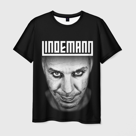 Мужская футболка 3D с принтом Lindemann в Белгороде, 100% полиэфир | прямой крой, круглый вырез горловины, длина до линии бедер | lindeman | lindemann | logo | music | pain | rammstein | rock | rumstein | till | группа | линдеман | линдеманн | лого | логотип | метал | музыка | пэйн | раммштайн | рамштаин | рамштайн | рок | символ | тилль