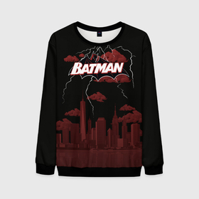 Мужской свитшот 3D с принтом Batman в Санкт-Петербурге, 100% полиэстер с мягким внутренним слоем | круглый вырез горловины, мягкая резинка на манжетах и поясе, свободная посадка по фигуре | batman | batman vs superman | bruce wayne | gotham | justice league | shtatbat | бэтмен | бэтмэн | супермен | супс