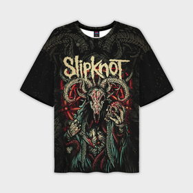 Мужская футболка oversize 3D с принтом Маска Slipknot в Петрозаводске,  |  | slipknot | we are not your kind | альтернативный метал | грув метал | метал | музыка | ню метал | слипнот