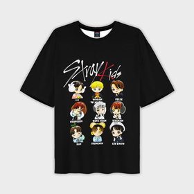 Мужская футболка oversize 3D с принтом Stray Kids ,  |  | 3racha | i.n | jyp nation | k pop | kpop | skz | stray kids | к поп | кпоп | ли ноу | скз | страй кидс | стрэй кидс | сынмина | уджин | феликса | хана | хёнджина | чана | чанбина