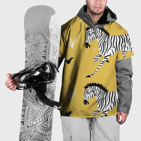 Накидка на куртку 3D с принтом Зебра арт в Курске, 100% полиэстер |  | animals | zebra | животные | зебра