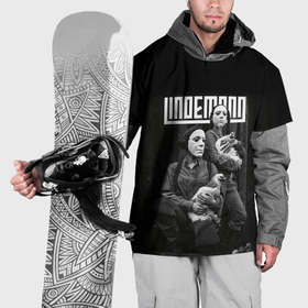 Накидка на куртку 3D с принтом Lindemann в Курске, 100% полиэстер |  | industrial | lindemann | metal | pain | peter | rammstein | rock | tagtgren | till | индастриал | линдеманн | метал | петер | пэйн | раммштайн | рок | тилль | тэгтгрен