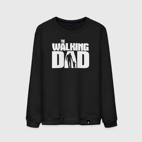 Мужской свитшот хлопок с принтом The walking dad в Екатеринбурге, 100% хлопок |  | Тематика изображения на принте: walking dad