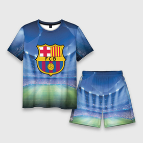Мужской костюм с шортами 3D с принтом FC Barcelona в Тюмени,  |  | Тематика изображения на принте: barcelona | spain | барселона | испания