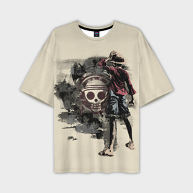 Мужская футболка oversize 3D с принтом Пиратский остров One Piece в Курске,  |  | anime | kaido | luffy | manga | one piece | theory | zoro | большой куш | ван | луффи | манга | манки д | мульт | пираты | пис | рыжий | сёнэн | сериал | шанкс