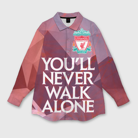 Мужская рубашка oversize 3D с принтом Ливерпуль в Курске,  |  | liverpool | ливер | ливерпуль | футбол