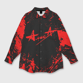 Мужская рубашка oversize 3D с принтом Алиса ,  |  | alisa | rock | ussr | алиса | алиса группа | константин кинчев | рок | ссср