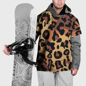 Накидка на куртку 3D с принтом Кошачий окрас , 100% полиэстер |  | гепард | животные | камуфляж | кошки | окрас | пантера | природа | раскрас | тигр