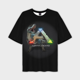 Мужская футболка oversize 3D с принтом Ark Survival Evol в Курске,  |  | 