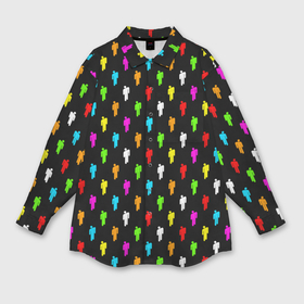 Мужская рубашка oversize 3D с принтом Billie Eilish pattern в Петрозаводске,  |  | be | billie | billie eilish | blohsh | ghoul | билли | билли айлиш