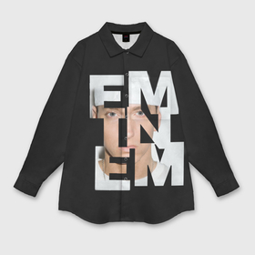 Мужская рубашка oversize 3D с принтом Eminem в Новосибирске,  |  | Тематика изображения на принте: eminem | актёр | композитор | музыкант | продюсер | рэпер | эминем
