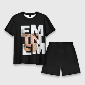 Мужской костюм с шортами 3D с принтом Eminem ,  |  | Тематика изображения на принте: eminem | актёр | композитор | музыкант | продюсер | рэпер | эминем