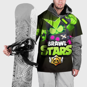 Накидка на куртку 3D с принтом Brawl Stars Virus 8 Bit , 100% полиэстер |  | 8 bit | brawl stars | бравл старс