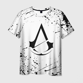 Мужская футболка 3D с принтом Assassin s Creed ассасин Крид в Новосибирске, 100% полиэфир | прямой крой, круглый вырез горловины, длина до линии бедер | slayer | асасин | ассасин крид | ассассин | тамплиеры