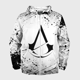 Мужская ветровка 3D с принтом Assassin s Creed ассасин Крид , 100% полиэстер | подол и капюшон оформлены резинкой с фиксаторами, два кармана без застежек по бокам, один потайной карман на груди | slayer | асасин | ассасин крид | ассассин | тамплиеры
