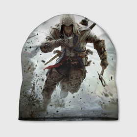 Шапка 3D с принтом Assassin s Creed в Кировске, 100% полиэстер | универсальный размер, печать по всей поверхности изделия | slayer | асасин | ассасин крид | ассассин | тамплиеры