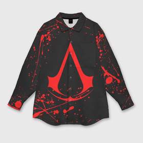Мужская рубашка oversize 3D с принтом Assassin s Creed в Курске,  |  | slayer | асасин | ассасин крид | ассассин | тамплиеры